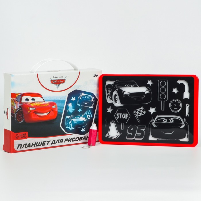 Набор для рисования в темноте, планшет А5, Тачки
Набор для рисования в темноте, планшет А5, Тачки