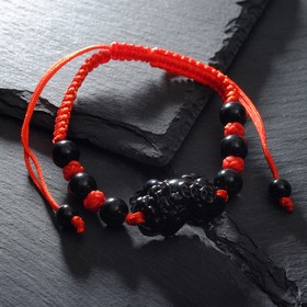 Браслет-оберег "Красная нить" Пи Яо, цвет чёрный
Браслет-оберег "Красная нить" Пи Яо, цвет чёрный