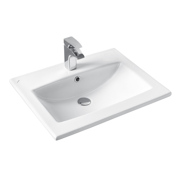 фото Раковина мебельная santek «элина 60» c отверстием под смеситель