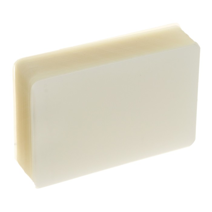 Пленка для ламинирования A8 54х86 мм, 60 мкм, 100 штук, глянцевые, Office Kit PLP10590
Пленка для ламинирования A8 54х86 мм, 60 мкм, 100 штук, глянцевые, Office Kit PLP10590