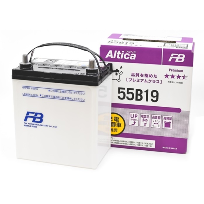 фото Аккумулятор fb altica premium, 50 ah, 450 а, 185x125x227, обратная полярность furukawa battery