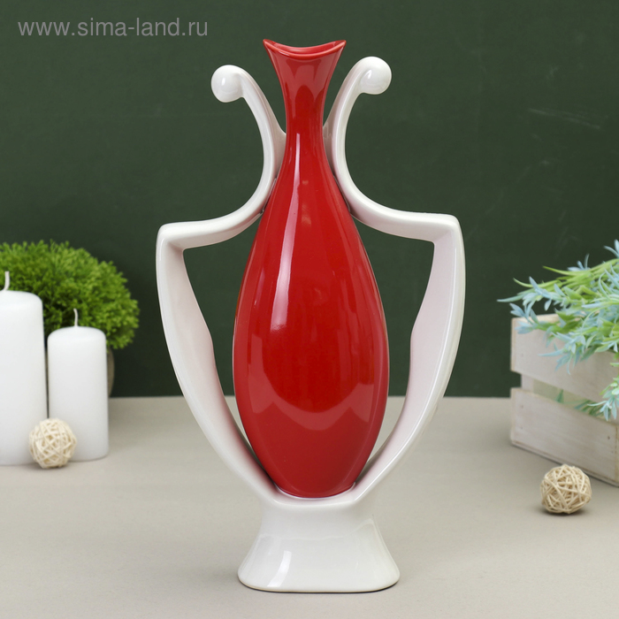 Ваза керамика абстракция "Кувшин в цветке" 18х32 см, красный
Ваза керамика абстракция "Кувшин в цветке" 18х32 см, красный