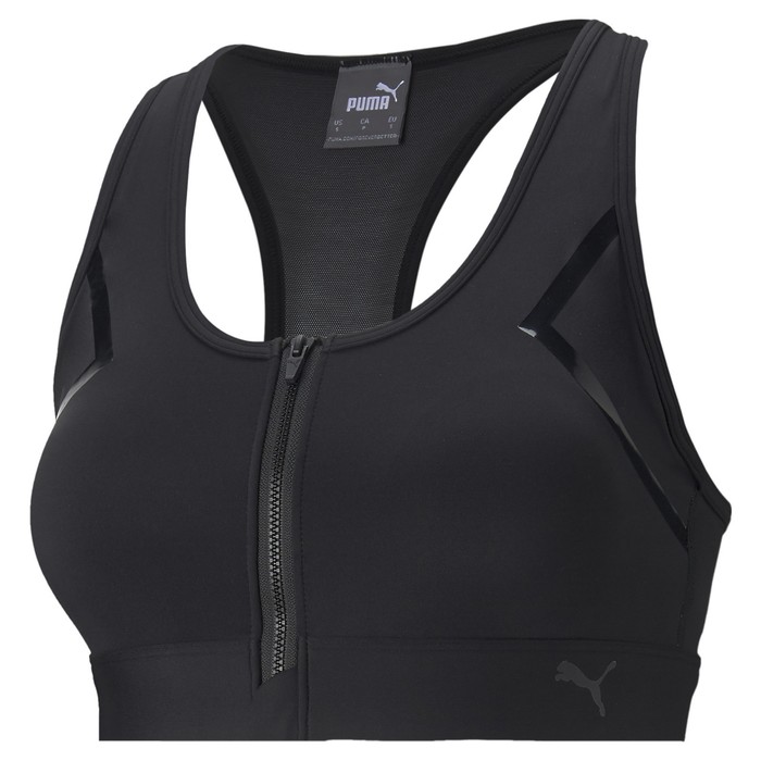фото Топ женский puma high impact front zip bra, размер 44-46 (52029501)