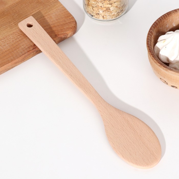 фото Ложка "лайт" 30х6х0,7 см бук