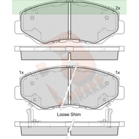 Дисковые тормозные колодки R BRAKE RB1558
Дисковые тормозные колодки R BRAKE RB1558