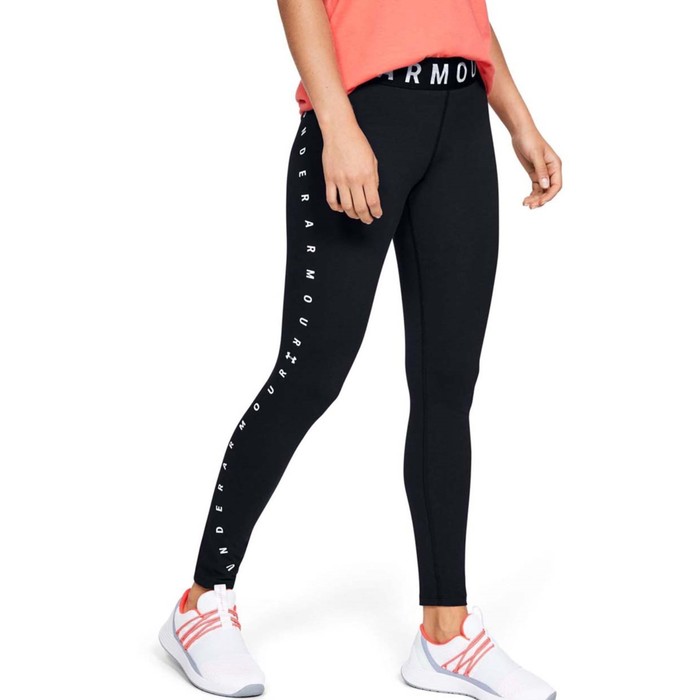 фото Леггинсы женские under armour favorite graphic legging, размер 44-46 удл (1351864-001)