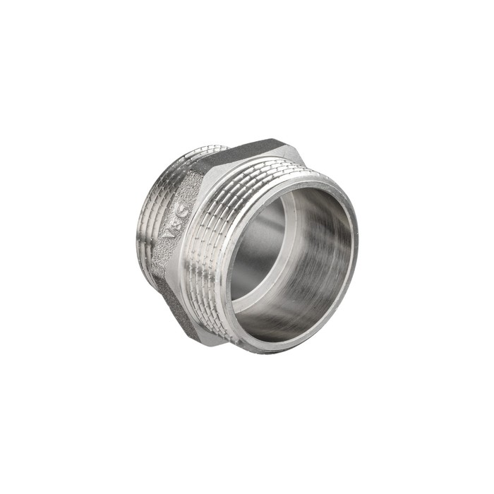 Ниппель переходной Valogin V&G-203213, 1 1/2"х1 1/4", наружная резьба, никелированная латунь
Ниппель переходной Valogin V&G-203213, 1 1/2"х1 1/4", наружная резьба, никелированная латунь