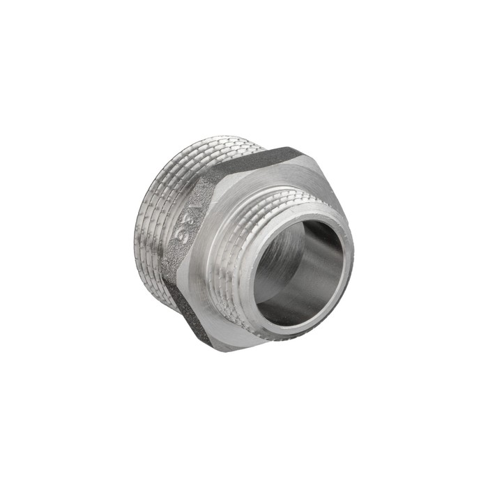 Ниппель переходной Valogin V&G-203218, 2" х 1 1/2", наружная резьба, никелированная латунь
Ниппель переходной Valogin V&G-203218, 2" х 1 1/2", наружная резьба, никелированная латунь