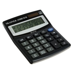 Калькулятор настольный мини 10-разрядный, SKAINER SK-310II, двойное питание, 100 x 124 x 32 мм, черный
Калькулятор настольный мини 10-разрядный, SKAINER SK-310II, двойное питание, 100 x 124 x 32 мм, черный
