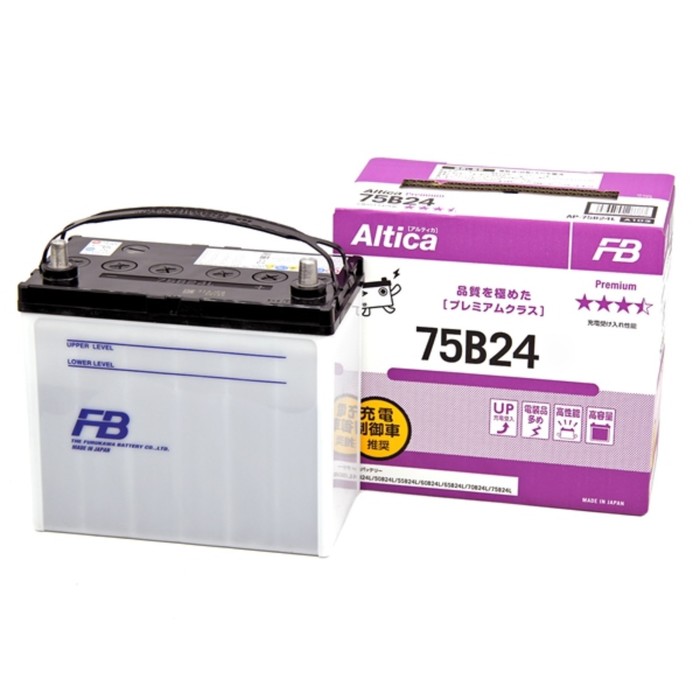 фото Аккумулятор fb altica premium, 60 ah, 570 а, 236x126x227, прямая полярность furukawa battery