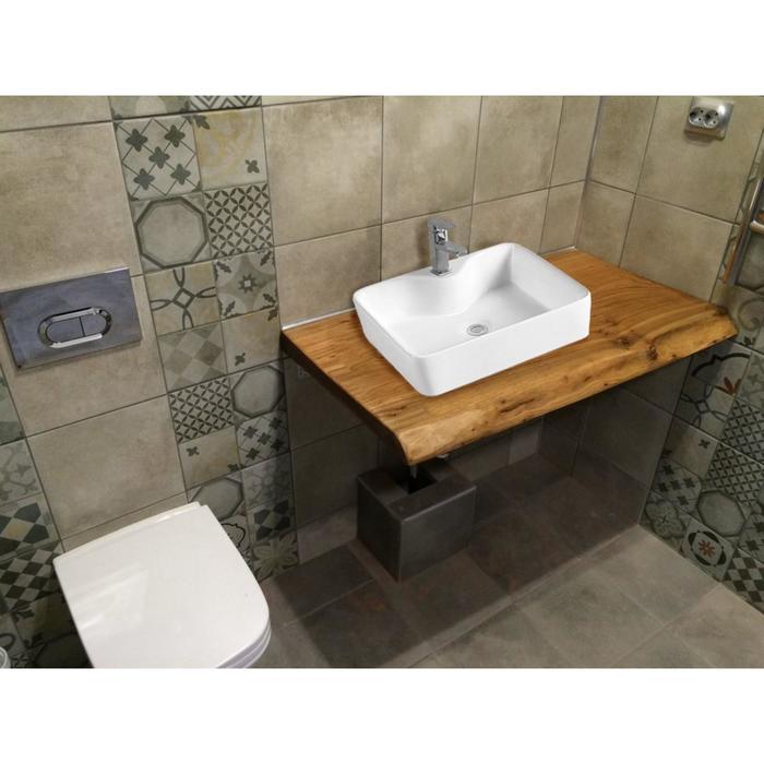 фото Раковина grossman gr-3017, прямоугольная, 480 х 370 мм, белый