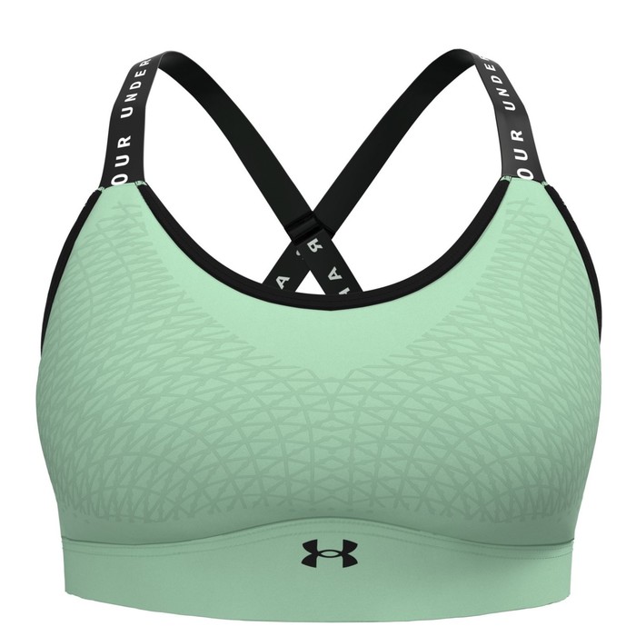 фото Бра женское under armour infinity covered mid, размер sm eur (1363353-335)