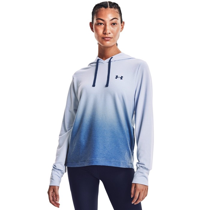 фото Худи женское under armour rival terry gradient hoodie, размер 44-46 (1370978-438)