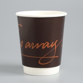 Стакан бумажный "Take Away" двухслойный, для горячих напитков, 250 мл, диаметр 80 мм,
Стакан бумажный "Take Away" двухслойный, для горячих напитков, 250 мл, диаметр 80 мм,