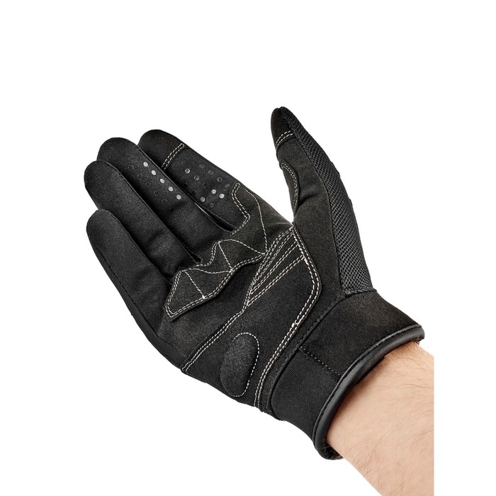 фото Перчатки для езды на мототехнике moteq twist 2.1 сетка, мужские, размер m, чёрные