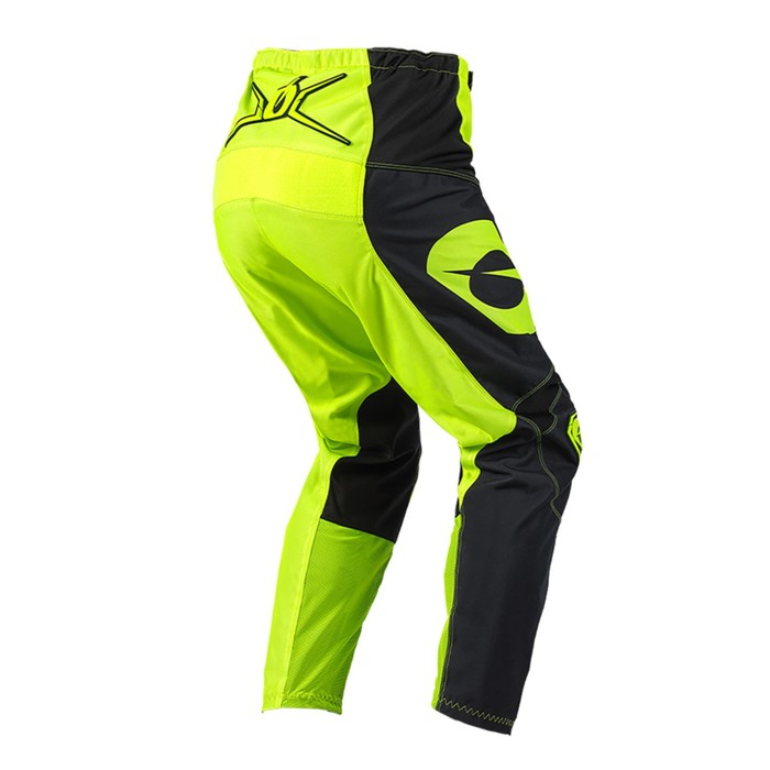 фото Штаны для мотокросса o'neal element racewear 21, мужские, жёлтые, чёрные, размер 54