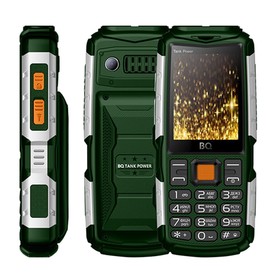 Сотовый телефон BQ M-2430 Tank Power, 2.4", 2 sim, 4000мАч, зелено-серебристый
Сотовый телефон BQ M-2430 Tank Power, 2.4", 2 sim, 4000мАч, зелено-серебристый