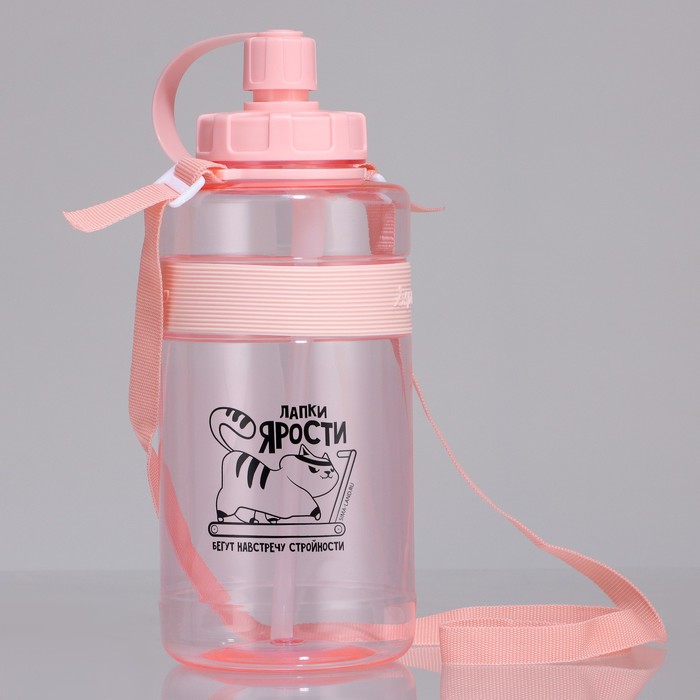 фото Бутылка для воды «лапки ярости», 1800 мл svoboda voli