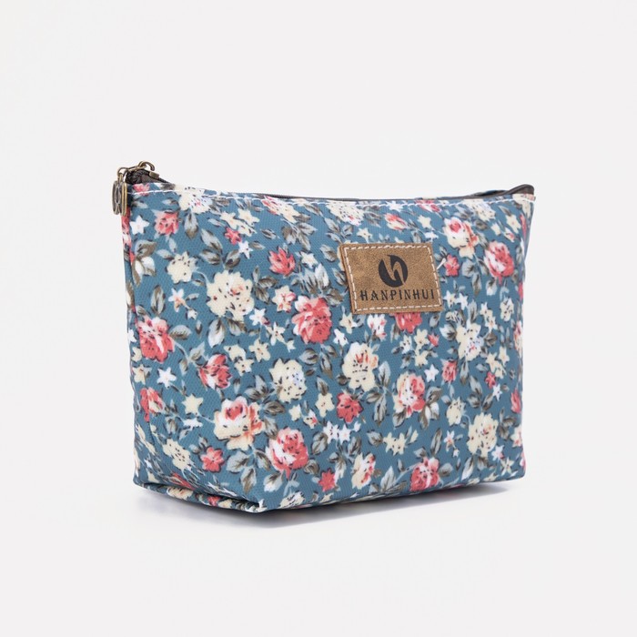 фото Косметичка, отдел на молнии, цвет синий