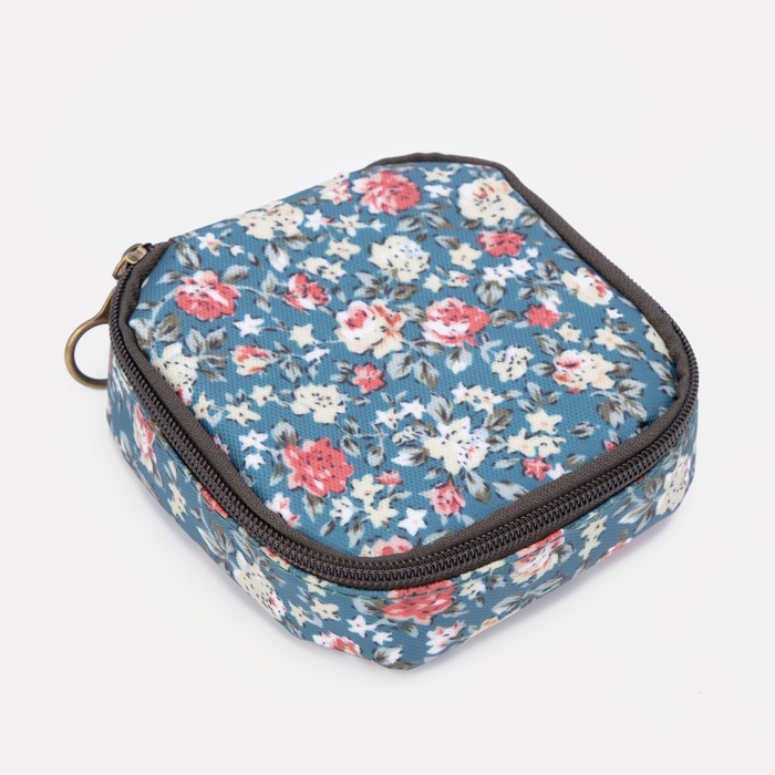 фото Косметичка на молнии, цвет синий