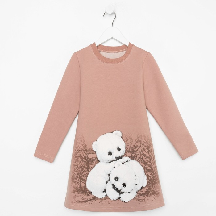 фото Платье для девочки, цвет серый, рост 122-64 luneva