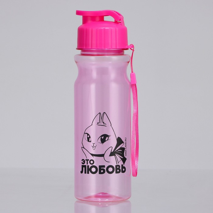 фото Бутылка для воды «это любовь», 600 мл svoboda voli