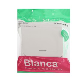 Переключатель проходной SE Blanca, 10 А, 1 клавиша, IP20, накладной, подсветка, BLNVA106111
Переключатель проходной SE Blanca, 10 А, 1 клавиша, IP20, накладной, подсветка, BLNVA106111