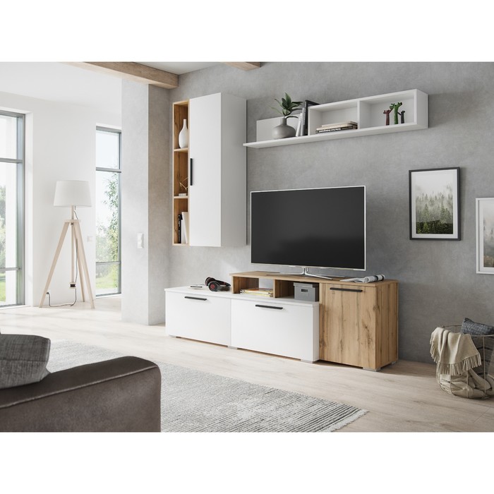 фото Пенал открытый альберо, 200х309х1200, дуб вотан