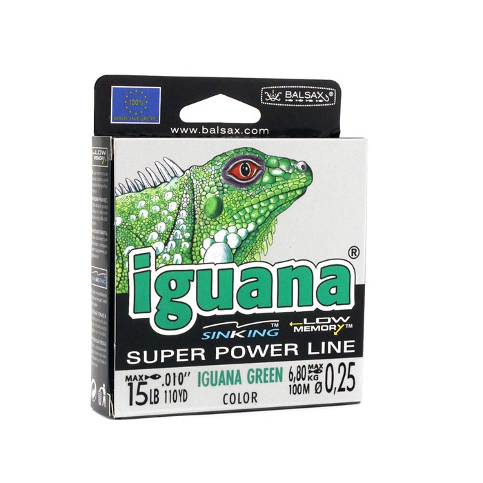 фото Леска balsax "iguana" box 100м 0,25 (6,80кг)