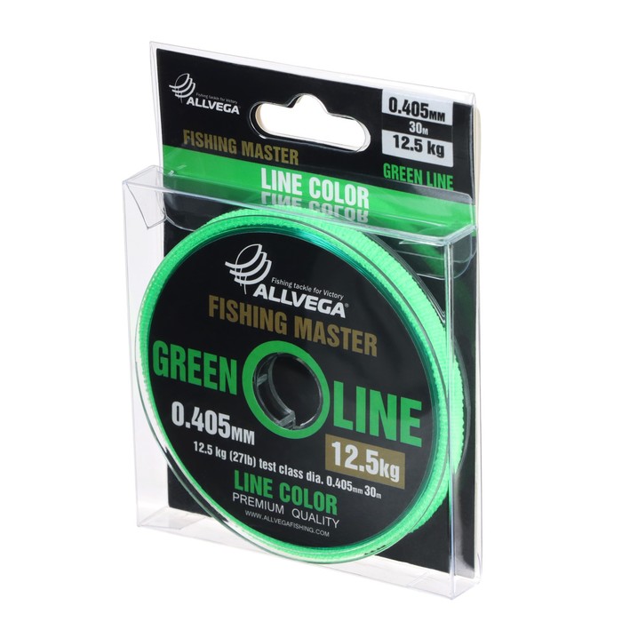 Леска монофильная ALLVEGA Fishing Master, диаметр 0.405 мм, тест 12.5 кг, 30 м, зеленая
Леска монофильная ALLVEGA Fishing Master, диаметр 0.405 мм, тест 12.5 кг, 30 м, зеленая