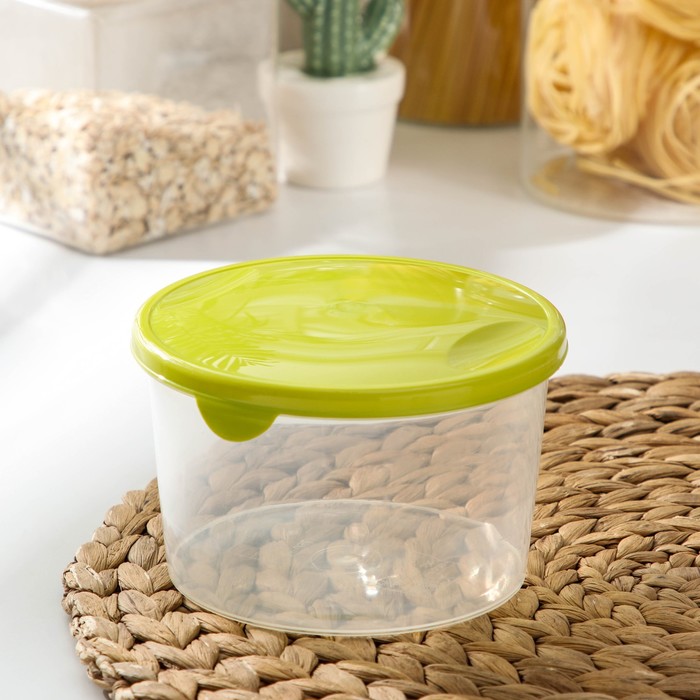 Контейнер пищевой круглый Giaretti «Браво», 750 мл, цвет МИКС
Контейнер пищевой круглый Giaretti «Браво», 750 мл, цвет МИКС