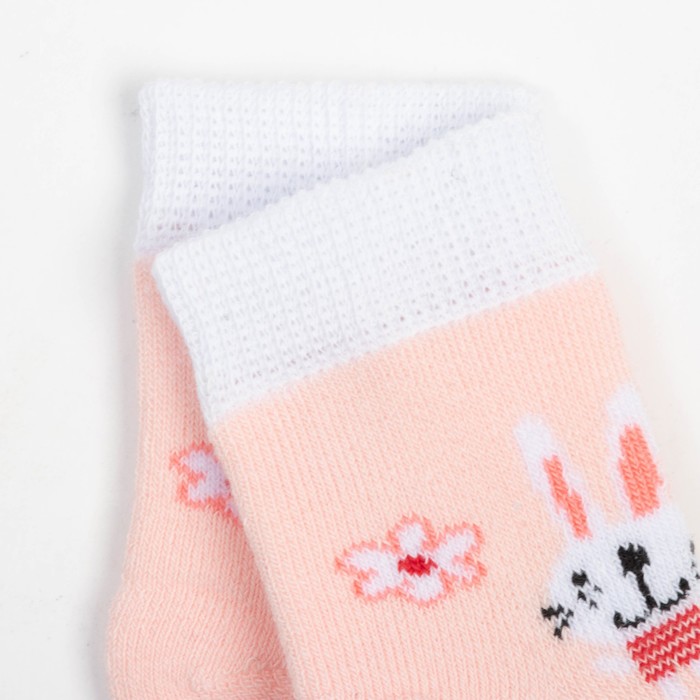 фото Носки детские махровые, цвет абрикос, размер 9-10 носкофф