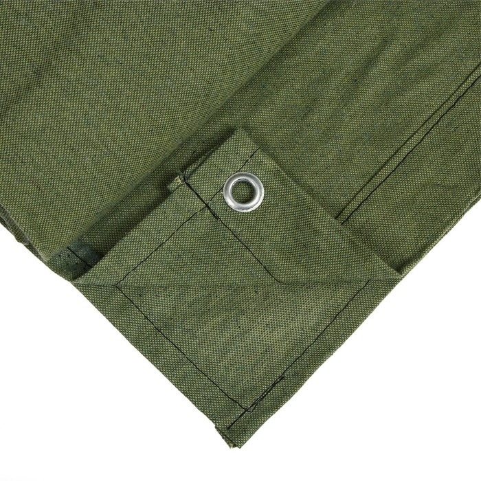 фото Штора брезентовая, огнеупорная 400 г/м², 6 × 2,5 м, люверсы по стороне 6 м, шаг 30 см, микс