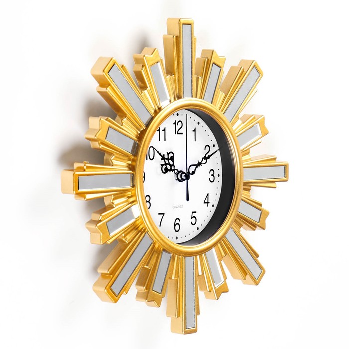 фото Часы настенные, серия: интерьер, дискретный ход, 25.5 х 25.5 см, d-11 см, аа