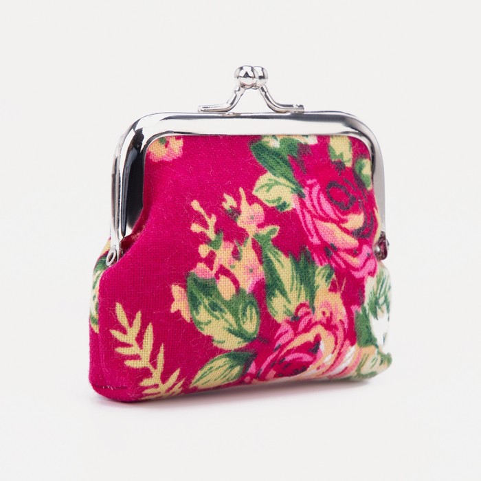 фото Кошелёк на фермуаре, цвет фуксия