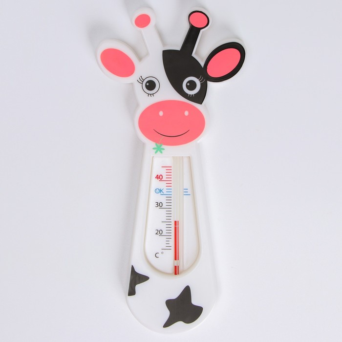фото Термометр для воды черно-белая коровка. безртутный на керосиновой основе roxy-kids