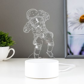 Светильник сенсорный "Космонавт в невесомости" LED 7 USB/от батареек белый 19х9,5х9,5см
Светильник сенсорный "Космонавт в невесомости" LED 7 USB/от батареек белый 19х9,5х9,5см