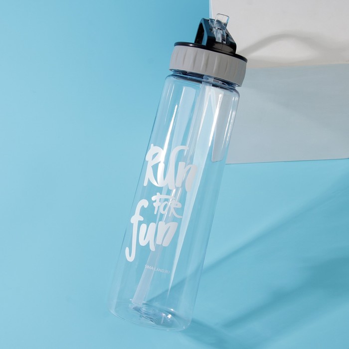 фото Бутылка для воды "run for fun", 900 мл