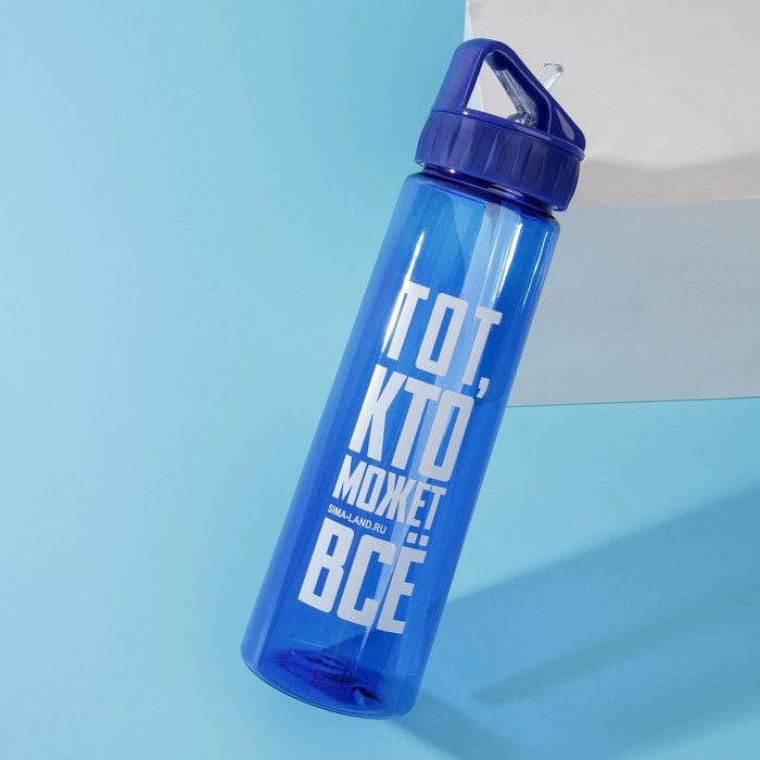 фото Бутылка для воды «тот, кто может все», 900 мл svoboda voli