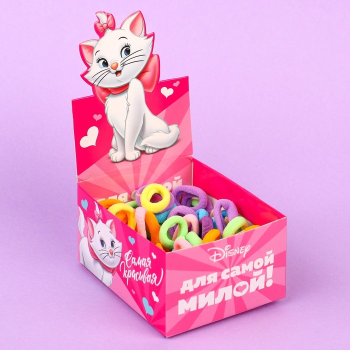 фото Набор резинок для волос "для самой милой", кошечка мари 100 шт. disney