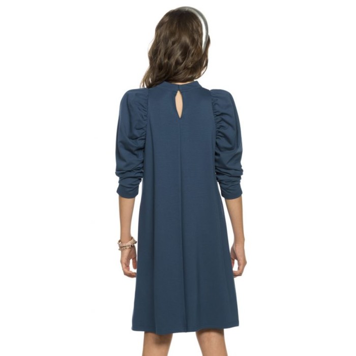 фото Платье для девочек, рост 116 см, цвет тёмно-синий pelican