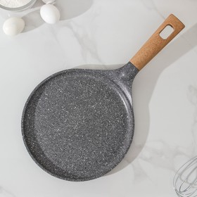 Сковорода блинная литая Pancake, d=24 см, пластиковая ручка, индукция, цвет серый мрамор
Сковорода блинная литая Pancake, d=24 см, пластиковая ручка, индукция, цвет серый мрамор