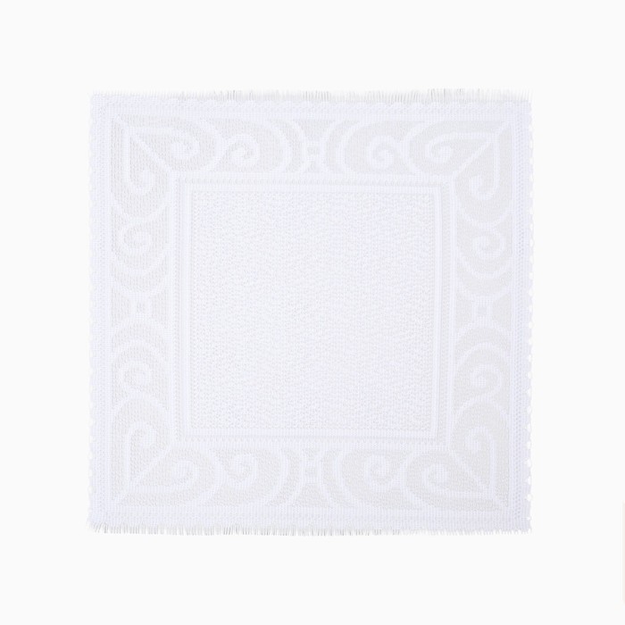 фото Салфетка кухонная, 26х26 см, цвет белый,пэ лента