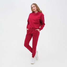 Брюки женские, цвет марсала, размер 46
Брюки женские, цвет марсала, размер 46