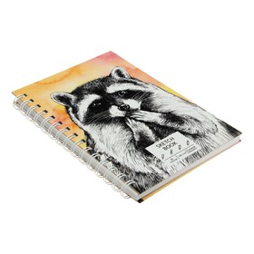 Скетчбук, А5, 60 листов, на гребне, Raccoon, твёрдая обложка, ламинация Soft touch, блок 120 г/м²
Скетчбук, А5, 60 листов, на гребне, Raccoon, твёрдая обложка, ламинация Soft touch, блок 120 г/м²