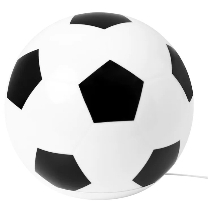 фото Настольная лампа энгарна, светодиодная, футбольный мяч ikea