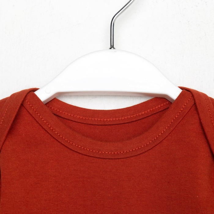 фото Лонгслив детский, цвет терракотовый, рост 62 моему малышу