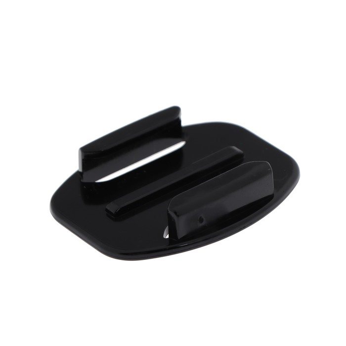 фото Клейкое крепление luazon для экшн-камеры овальное, плоское, 1 шт, черное luazon home