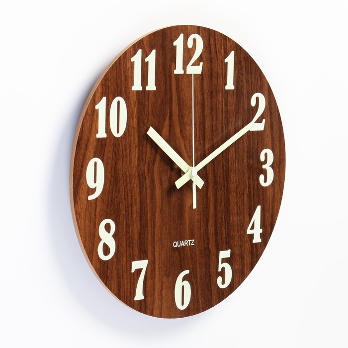 фото Светящиеся настенные часы, d-30 см