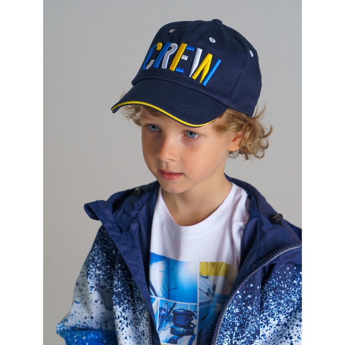 фото Бейсболка для мальчика , размер 50, цвет тёмно-синий playtoday